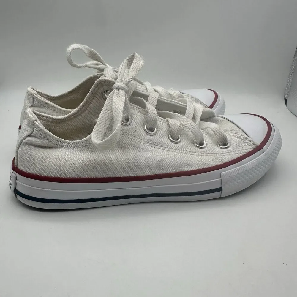 Converse Chuck Taylor All Star Low Youth Girls Size 13 Sneakers 3J256 White